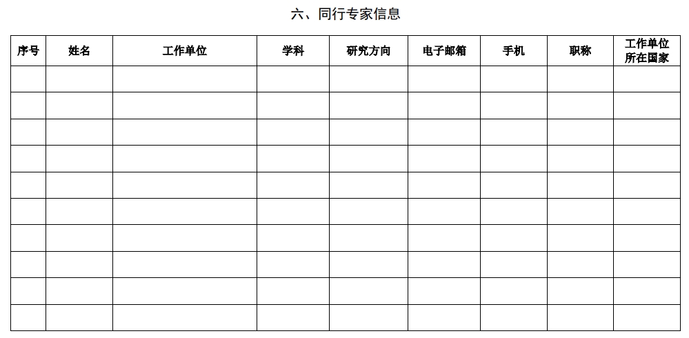 北京市科学技术奖杰出青年中关村奖提名书10